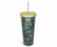 Disney Aladdin Make A Wish 16oz PVC Tumbler w/ Lid and Straw