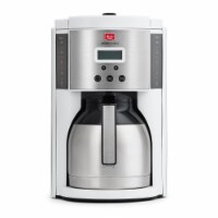 Melitta Drip Coffee Maker with Thermal Carafe - White