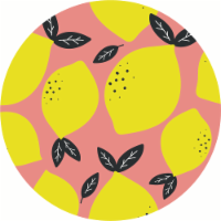 PopSockets Lemon Drop PopGrips - Yellow/Pink Perspective: Main