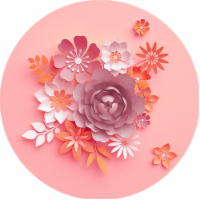 PopSockets Swappable PopGrip - Paper Posies Perspective: Main