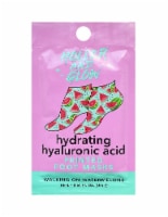 Holler And Glow™ Walking On Watermelons Hydrating Printed Foot Mask Perspective: Main