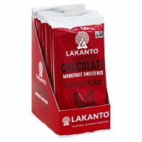 Lakanto Sugar Free 55% Cacao Chocolate Bar, 3 Ounce (8 Pack).