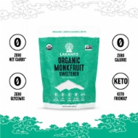 Lakanto Organic Classic Monk Fruit Sweetener - White Sugar Substitute (1 lb)