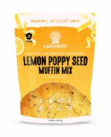 Lakanto Sugar Free Lemon Poppy Seed Muffin Mix - Sweetened with Monk Fruit (12 Muffins)