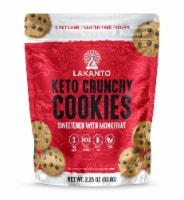 Lakanto Sugar Free Mini Chocolate Chip Cookies - Sweetened with Monk Fruit (Pack of 6)