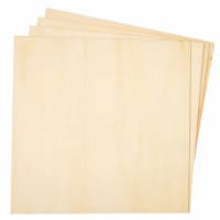 Wooden Squares for Crafts, Panel Board (8 x 8 in, 8-Pack)