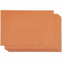 Glitter Cardstock Paper, Arts and Crafts Supplies (Orange, 8 x 12 in, 24 Sheets)