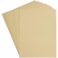 50-Pack Kraft Cardstock, Heavyweight Stationery Paper, 80lb, 8.5 x 11 Inches