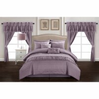 Mykonos 20 Piece Comforter Set  Embossed Bedding - Sheets Window Treatments Decorative