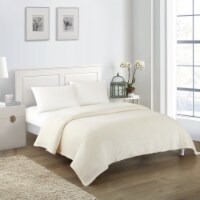 Savaya 1 Piece Blanket Ultra Soft Fleece Microplush beige king
