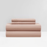 NY&C Home Lain 4 or 3 Piece Sheet Set Super Soft Stripe Embroidered rose twin extra-long