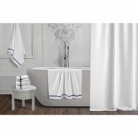 Chic Home Premium 6-Piece 100% Pure Turkish Cotton White Towel Set, Striped Hem, OEKO-TEX