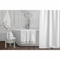 Chic Home Premium 6-Piece 100% Pure Turkish Cotton White Towel Set, Striped Hem, OEKO-TEX