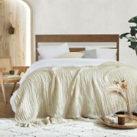 Terra é Pais - Linen Taupe Throw Blanket