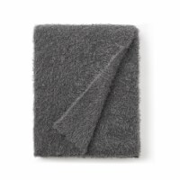 Cozy Potato™ Crazy Messy Plush Throw Blanket - Steel Gray