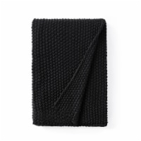Cozy Potato™ Waffled Chunky Knit Throw Blanket - Black