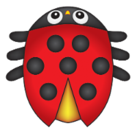 X Kites® Ladybug MicroKite Perspective: Main