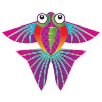 X Kites® Tropical Fish Mini Kite Perspective: Main