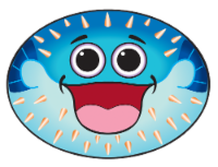 X Kites® MicroKite SeaCreature Kite - Pufferfish Perspective: Main