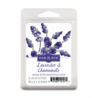 Oak & Rye Sage Lavender and Chamomile Wax Cube Melts - White
