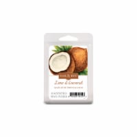 Oak & Rye Lime and Coconut Wax Cube Melts - White