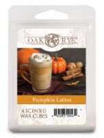 Oak & Rye™ Pumpkin Lattes Scented Wax Cubes Perspective: Main