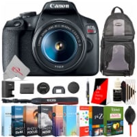 Canon Eos Rebel T7 Dslr Camera With 18-55mm F/3.5-5.6 Is Ii Lens Kit + Backpack Bundle