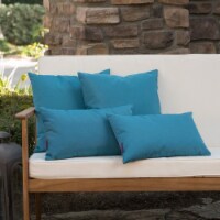Coronado Outdoor Water Resistant Square and Rectangular Throw Pillows (Set of 4) Teal