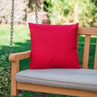 Coronado Outdoor Water Resistant Square Throw Pillow teal single