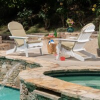 Terry Outdoor Adirondack Chair Cushion Khaki Set of 2