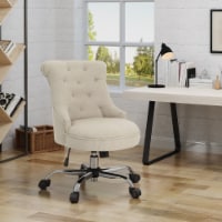Tyesha Home Office Fabric Desk Chair Wheat