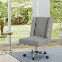 Tucker Adjustable Seat Height Home Office Chair with Casters Gray
