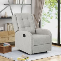 Smith Traditional Upholstered Recliner Beige
