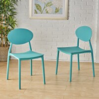 Ali Indoor Plastic Chair (Set of 2) Teal