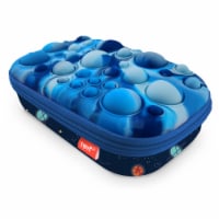 Zipit® Bubble Top Pencil Box Blue Perspective: Main