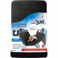 2Air Odor Eliminating Pet Hammock Seat Cover - Black Perspective: Main