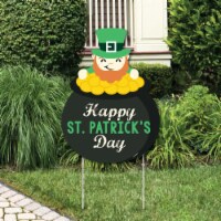 Big Dot of Happiness St. Patrick's Day - Party Decor Saint Patty's Day Welcome Yard Sign