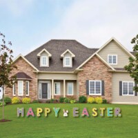 Big Dot of Happiness Hippity Hoppity - Lawn Decor Easter Bunny Party Yard Signs Happy Easter
