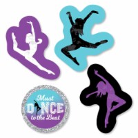 Big Dot of Happiness Must Dance to the Beat - Dance - DIY Shaped Dance Party Cut-Outs - 24 Ct