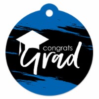 Big Dot of Happiness Blue Grad Best is Yet to Come -  Grad Party Favor Gift Tags - 20 Ct