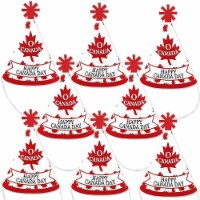 Big Dot of Happiness Canada Day Mini Cone Canadian Party Hats Small Little Party Hats 8 Ct