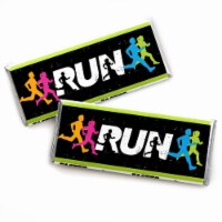 Big Dot of Happiness Set the Pace - Running - Candy Bar Wrapper Party Favors - 24 Ct