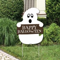 Big Dot of Happiness Spooky Ghost - Party Decorations - Halloween Party Welcome Yard Sign