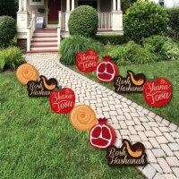 Big Dot of Happiness Rosh Hashanah - Lawn Decor - Outdoor New Year Yard Decor - 10 Pc