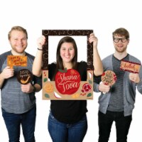 Big Dot of Happiness Rosh Hashanah - New Year Photo Booth Picture Frame & Props