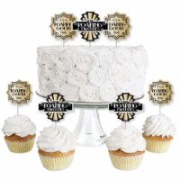 Big Dot of Happiness Roaring 20's - Cupcake Toppers 1920s Art Deco Jazz Treat Picks - 24 Ct