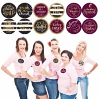 Big Dot of Happiness Elegant Thankful for Friends Friendsgiving Name Tag Badges Sticker 12 Ct