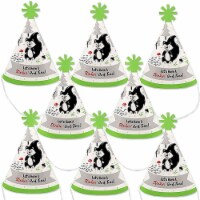 Big Dot of Happiness Little Stinker - Mini Cone Woodland Skunk Party Small Party Hats - 8 Ct