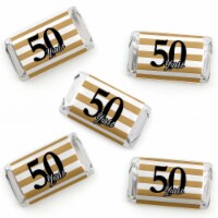 Big Dot of Happiness We Still Do 50th Wedding Anniversary Mini Candy Bar Wrapper Favors 40 Ct