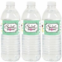 Big Dot of Happiness Sweet Shoppe - Candy and Bakery Water Bottle Sticker Labels - 20 Ct
